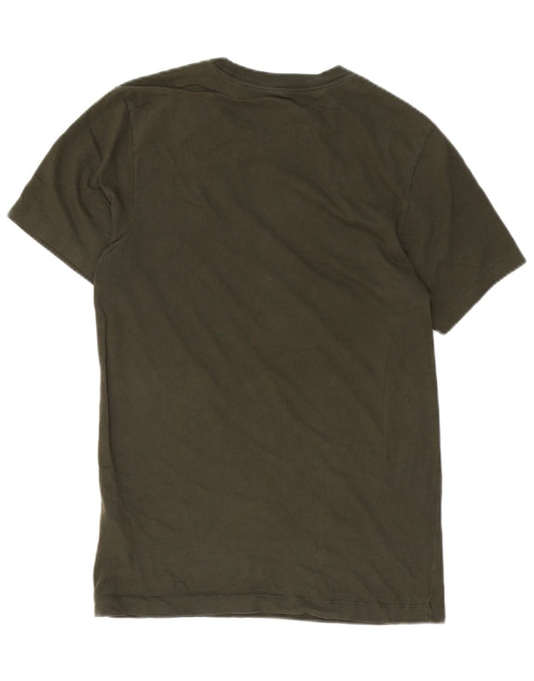 Ανδρικό T-Shirt Nike Top XS Χακί βαμβακερό