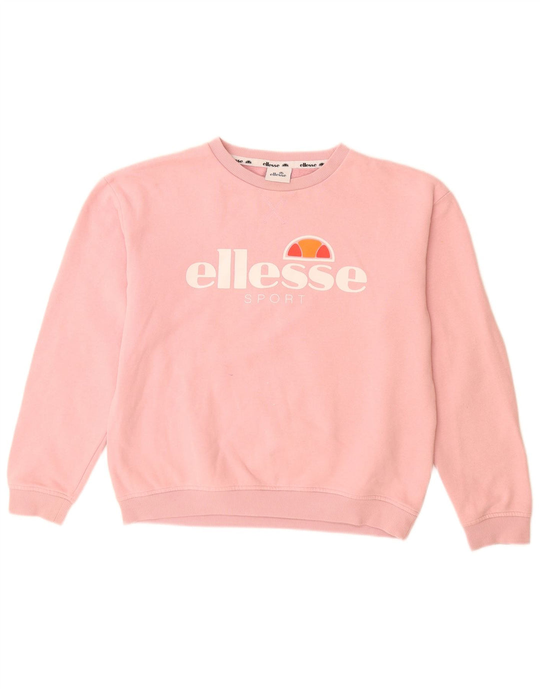 Γυναικείο γραφικό φούτερ ELLESSE Jumper UK 12 Μέτριο Ροζ Βαμβακερό