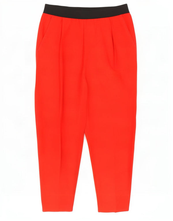 Γυναικείο Cropped Παντελόνι Calvin Klein EU 42 Large W30 L23 Red Colourblock