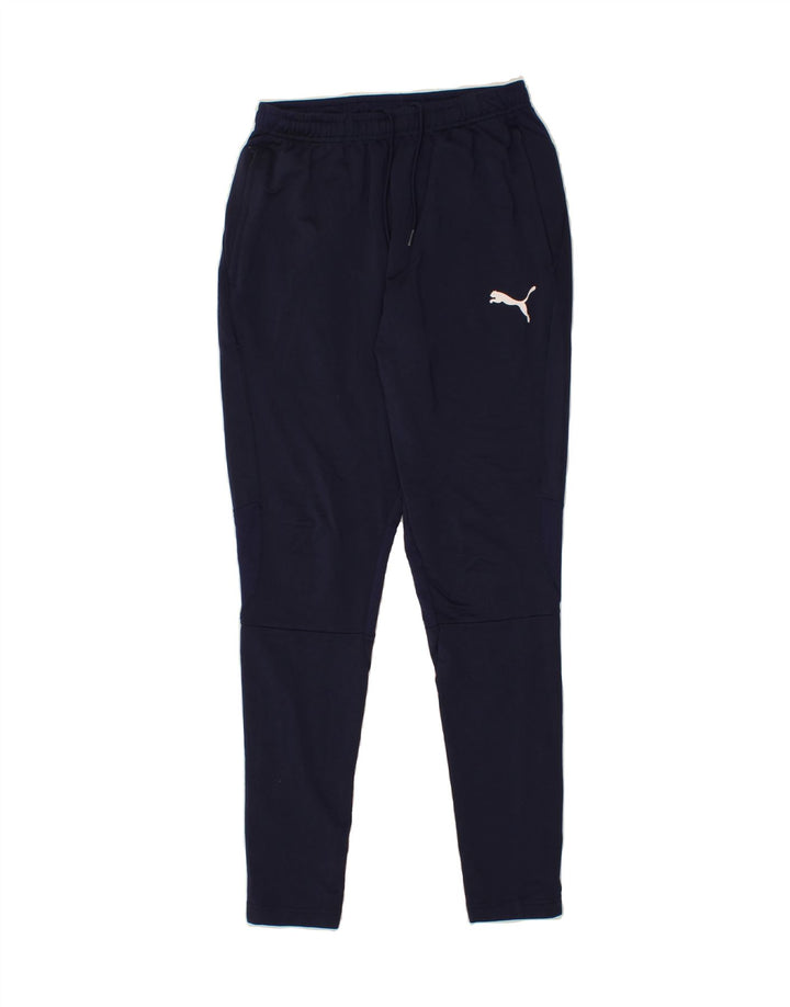 PUMA Mens Tracksuit Trousers Small Navy Blue Polyester Vintage Puma and Second-Hand Puma from Messina Hembry 