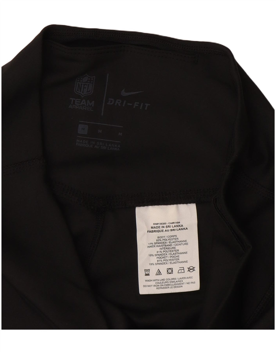 Κολάν NIKE Green Bay Packers UK 12 Medium Black Colourblock