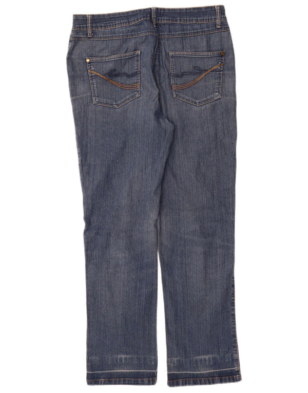 M&Co Γυναικεία Straight Jeans UK 12 Medium W32 L30 Blue