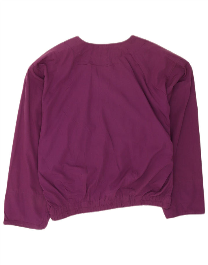 Vintage Γυναικείο Υπερμεγέθη Utility Μπουφάν EU 36 Small Purple Polyester