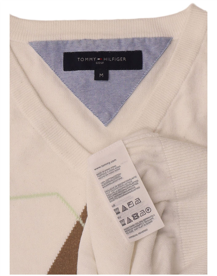 Ανδρικό γιλέκο Tommy Hilfiger Tank Top Medium White Argyle/Diamond Cotton