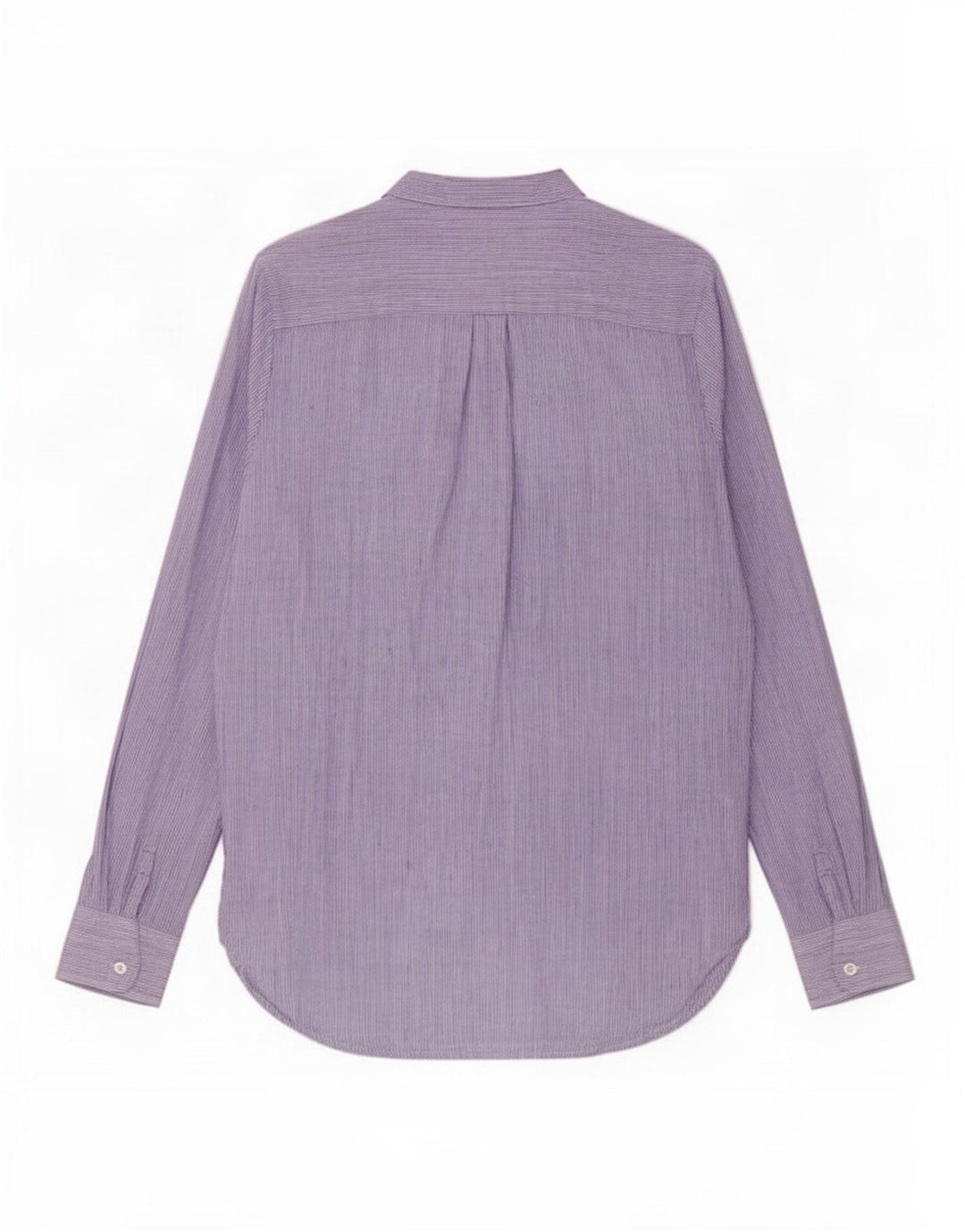 Dack's γυναικείο πουκάμισο UK 14 Medium Blue Pinstripe