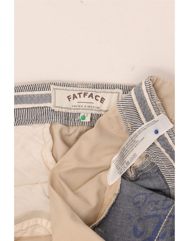 FAT FACE Γυναικείο παντελόνι Chino UK 12 Medium W32 L28 Beige βαμβακερό