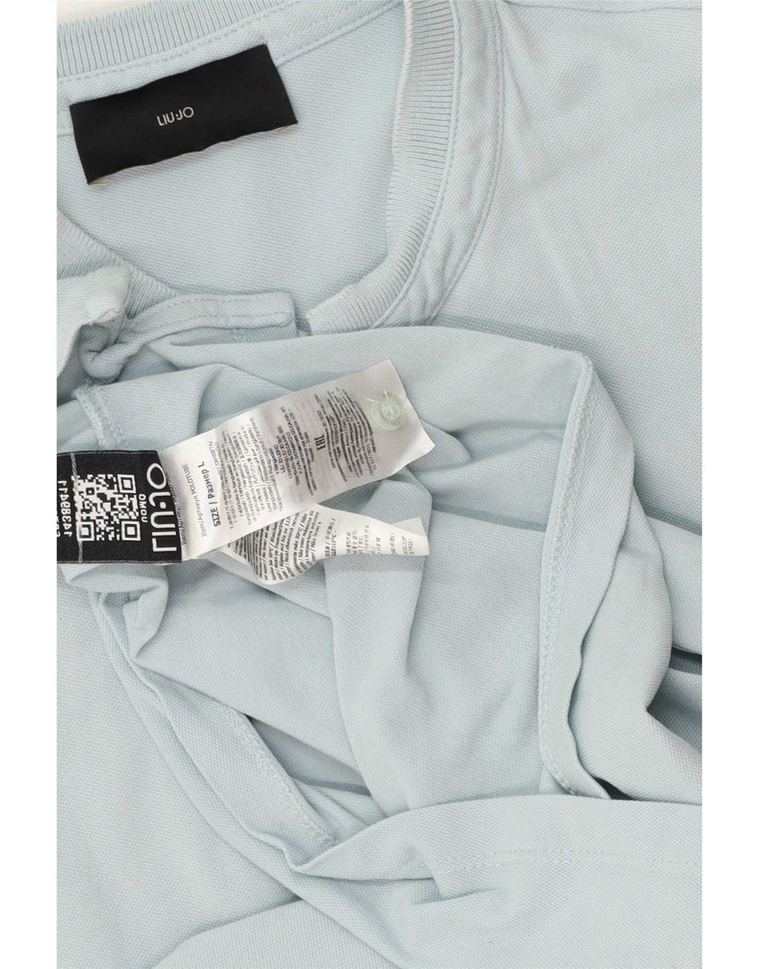 Liu Jo Ανδρικό T-Shirt Top μεγάλο μπλε βαμβακερό