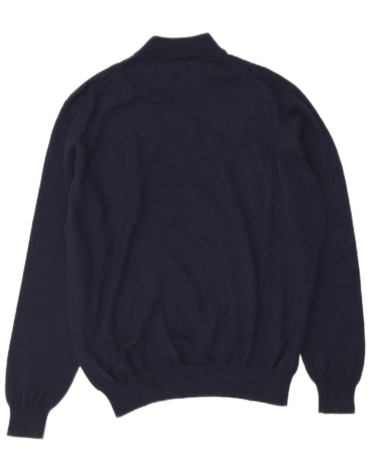 Ανδρικό πουλόβερ με λαιμό χελώνα VINTAGE Μεγάλο Navy Blue