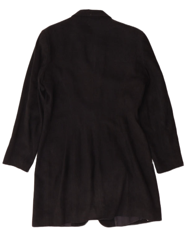 Wallis Γυναικείο Longline τζάκετ UK 14 Large Black Classic με 3 κουμπιά