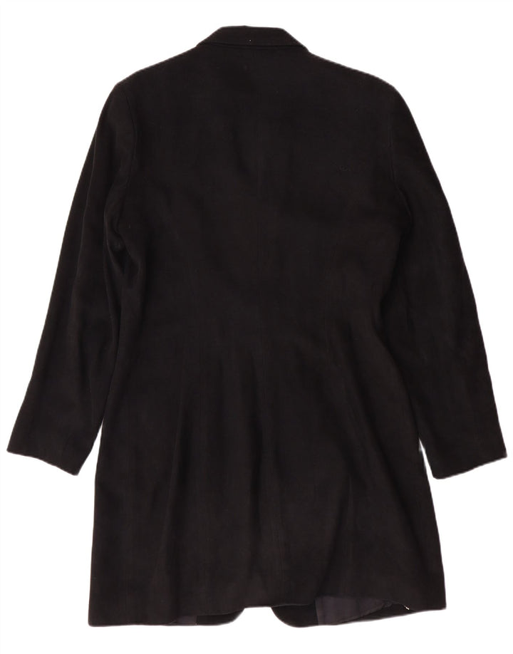 Wallis Γυναικείο Longline τζάκετ UK 14 Large Black Classic με 3 κουμπιά