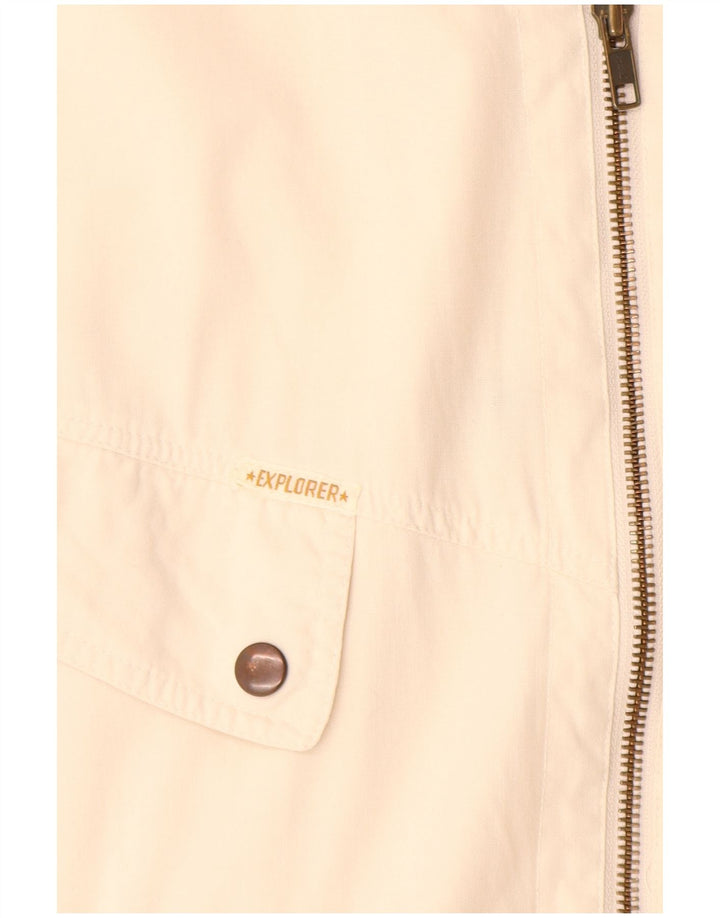 Explorer Ανδρικό Βαμβακερό Βοηθητικό Gilet UK 38 Medium Off White