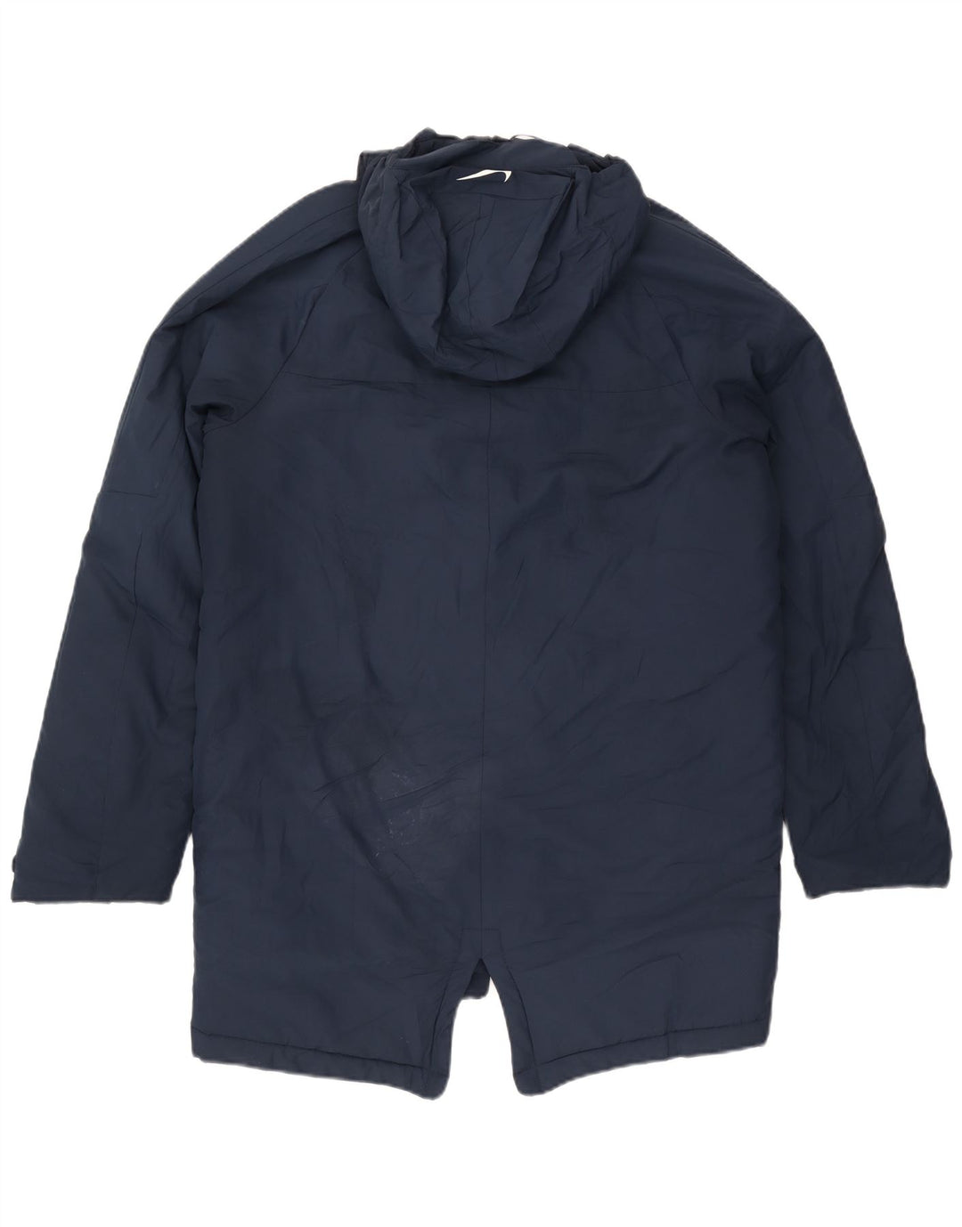 Ανδρικό παλτό Nike με κουκούλα UK 38 Medium Navy Blue Polyester