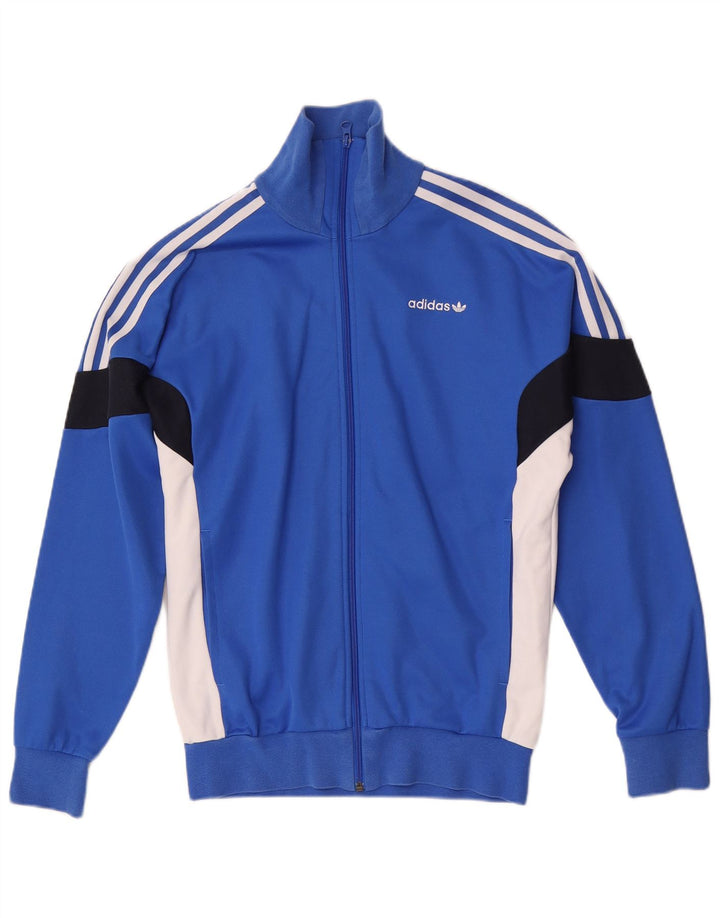 Ανδρική φόρμα Adidas Top Jacket Small Blue Colourblock Βαμβακερό