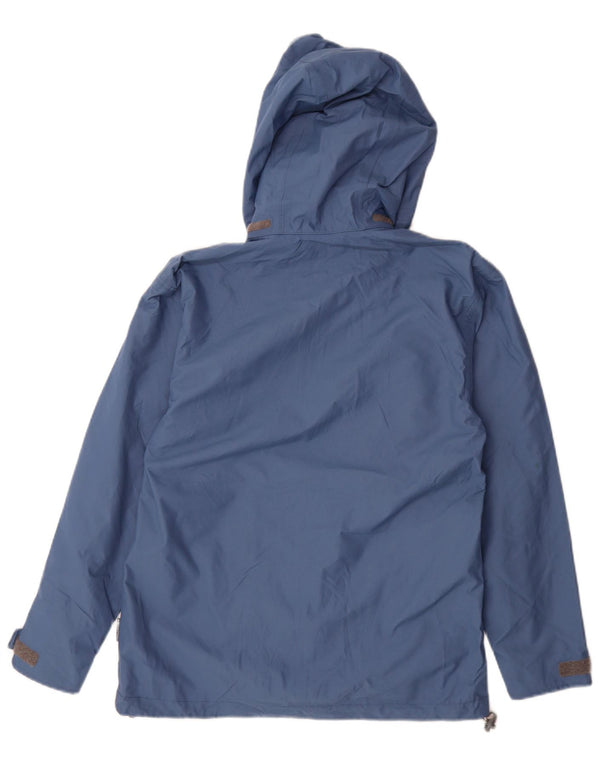 BERGHAUS Γυναικείο μπουφάν βροχής με κουκούλα UK 8 Small Blue Nylon