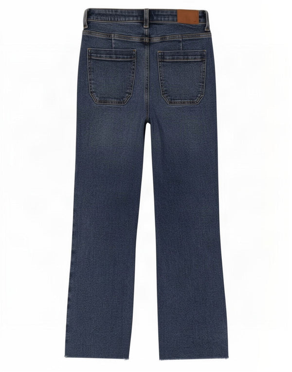 Zara Γυναικείο Τζιν μποτάκι EU 34 2XS W24 L25 Μπλε βαμβακερό
