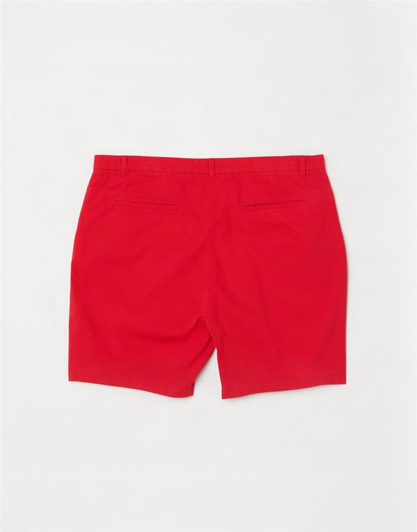 Marks & Spencer Γυναικείο σορτς Chino UK 18 XL W38 Ροζ βαμβακερό