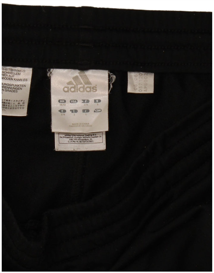 Ανδρική φόρμα ADIDAS Παντελόνι Joggers UK 38/40 Μεσαίο Μαύρο Πολυεστέρα