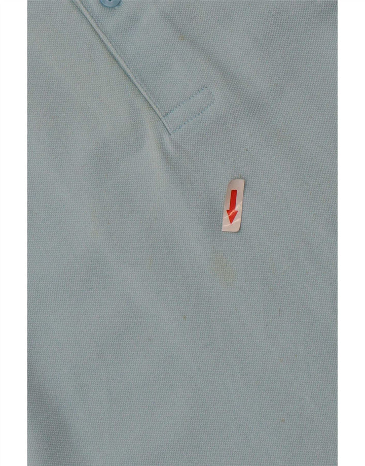 Fred Perry Ανδρικό πουκάμισο Polo από μεσαίο μπλε βαμβακερό