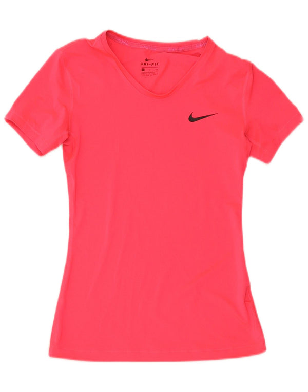 Γυναικείο T-shirt Nike Dri Fit Top UK 8 Small Pink