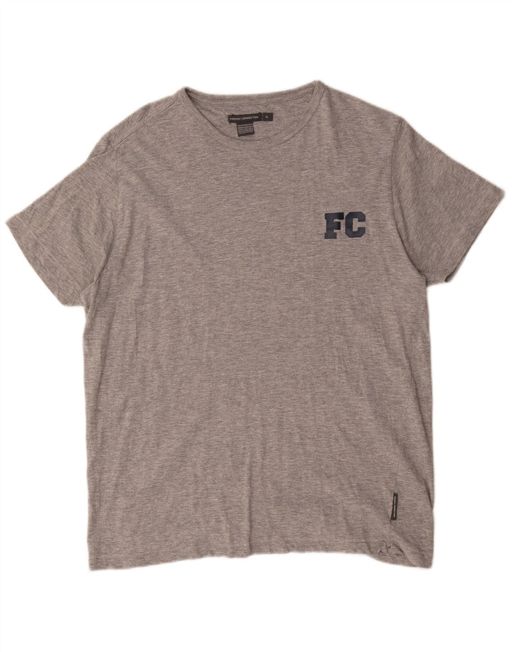 Ανδρικό T-Shirt French Connection Top XL Γκρι βαμβακερό