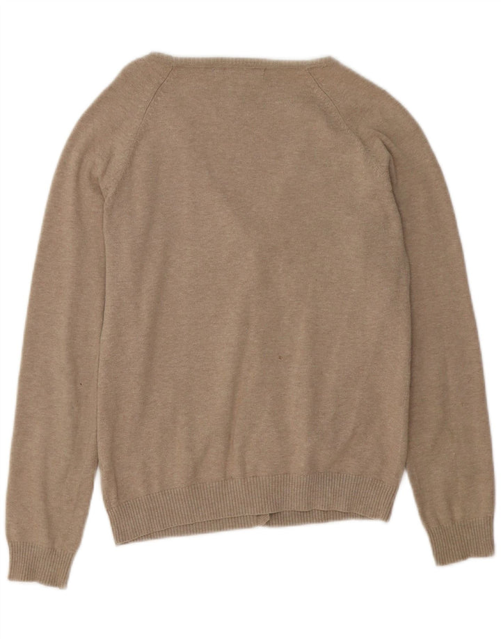 Zara Γυναικείο πουλόβερ UK 14 Large Grey Nylon
