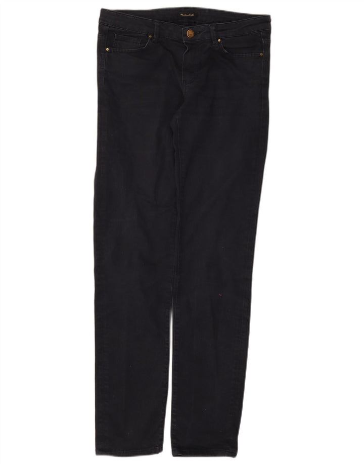 Massimo Dutti Γυναικεία Skinny Jeans W30 L31 Navy Blue