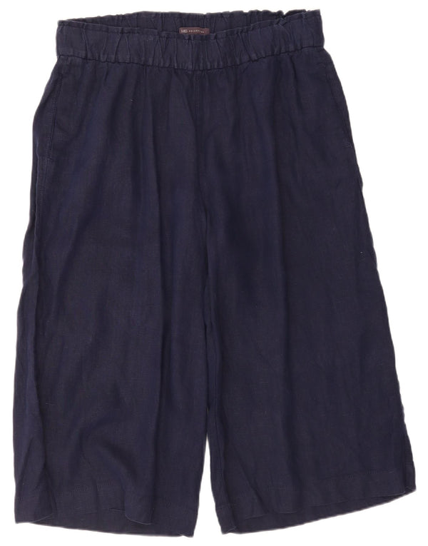 Marks & Spencer Γυναικείο παντελόνι Capri UK 16 Large W36 L20 Navy Blue