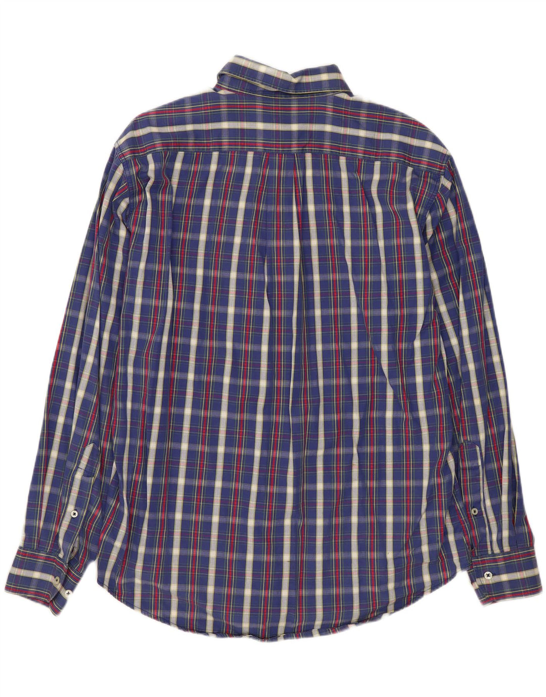 Ανδρικό πουκάμισο Benetton Small Navy Blue Check