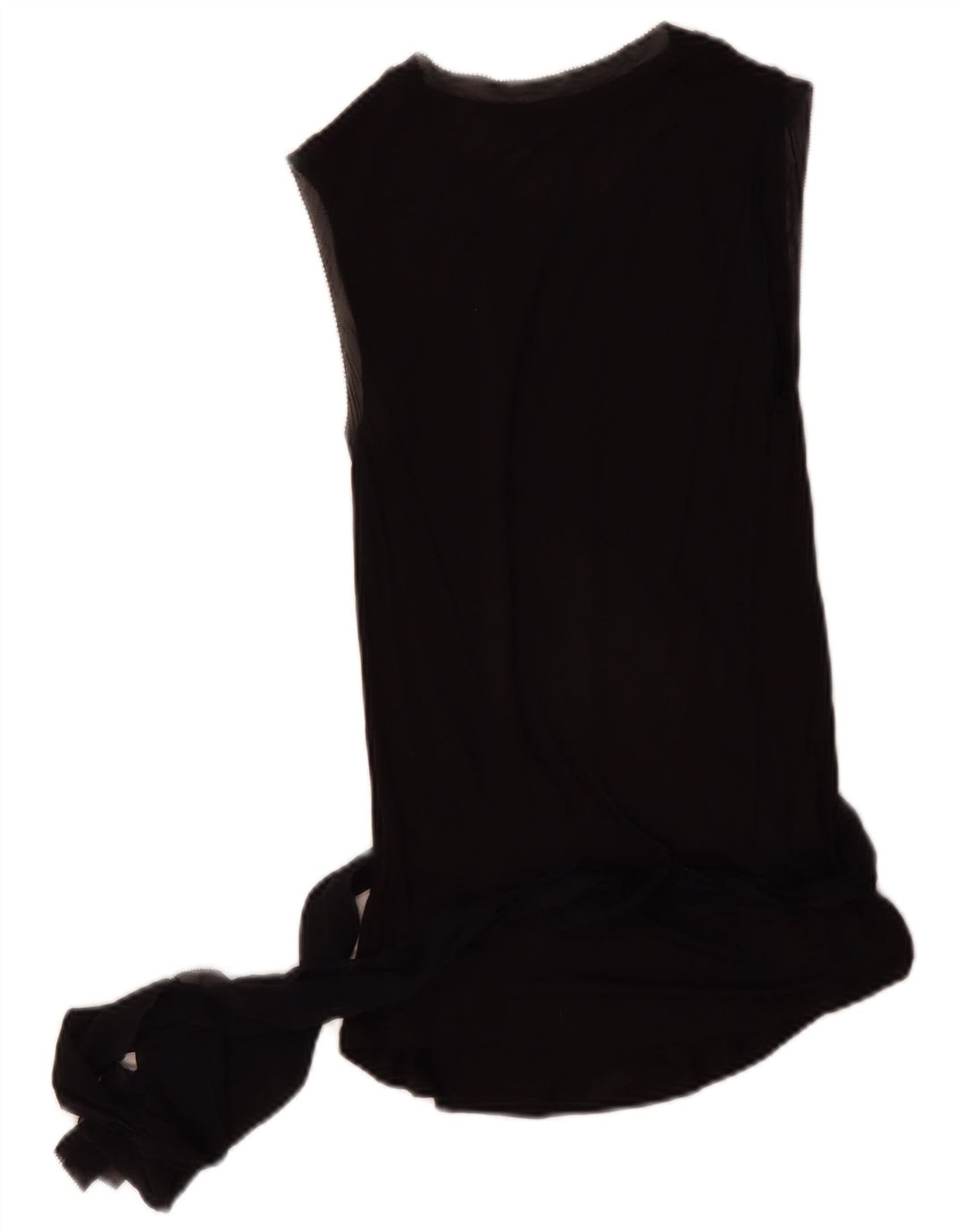 Massimo Dutti Γυναικεία Αμάνικη Μπλούζα Τοπ UK 10 Small Black