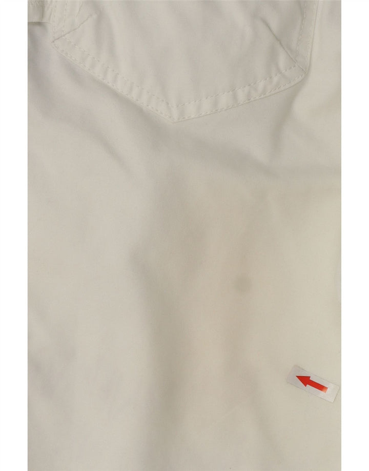 Ανδρικό σορτς Chino ELLESSE IT 48 Medium W32 Λευκό βαμβακερό