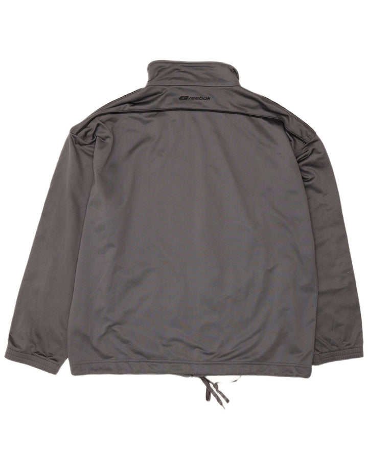 Ανδρική φόρμα Reebok Top Jacket Μεσαίο Γκρι Πολυεστέρας