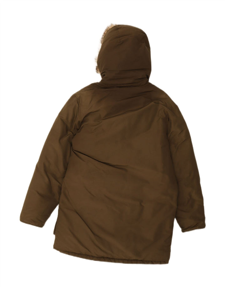 Woolrich Ανδρικό παλτό με κουκούλα UK 36 Small Khaki