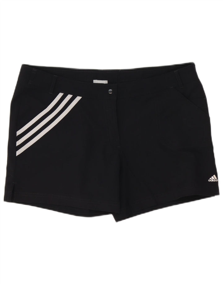 ADIDAS Γυναικείο Clima 365 Chino σορτς UK 16 μεγάλο W38 μαύρο πολυεστέρα