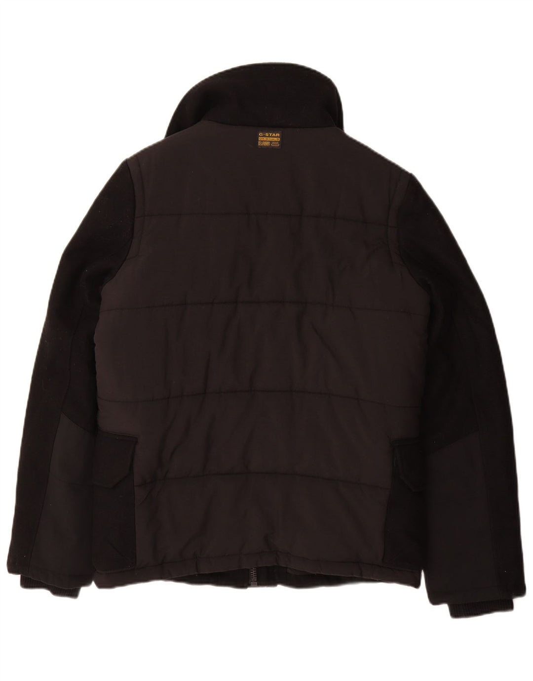 G-Star Ανδρικό γραφικό μπουφάν με επένδυση UK 36 Small Black Wool