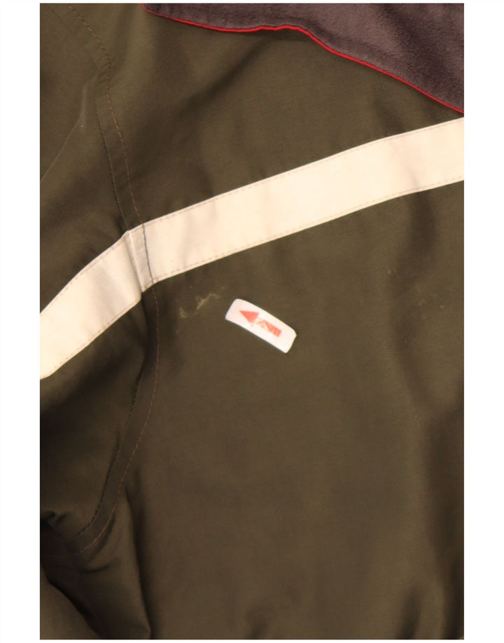 Tommy Hilfiger Mens Utility Jacket UK 40 Large Khaki Colorblock Polyester