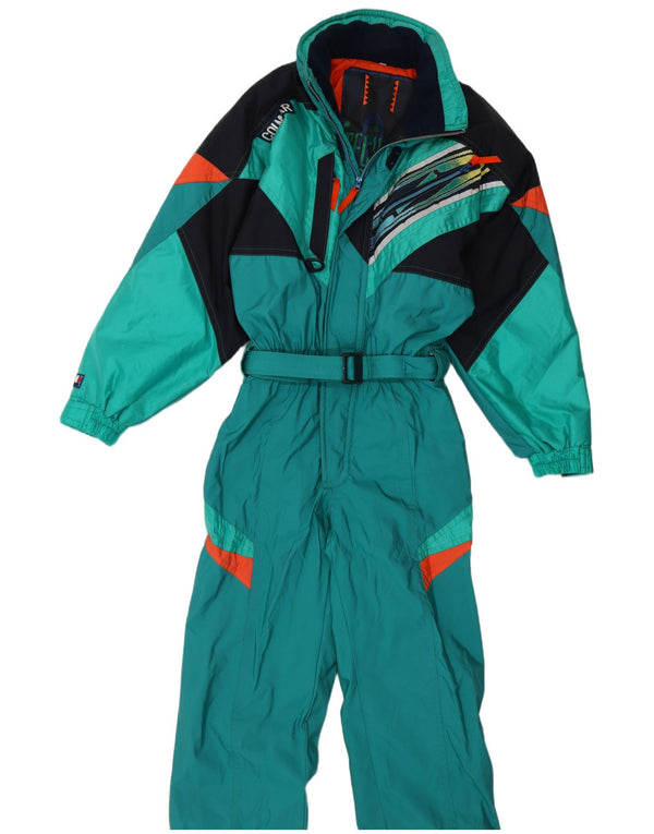 Colmar Ανδρική φόρμα σκι με κουκούλα IT 52 XL Πράσινο Colourblock Polyamide