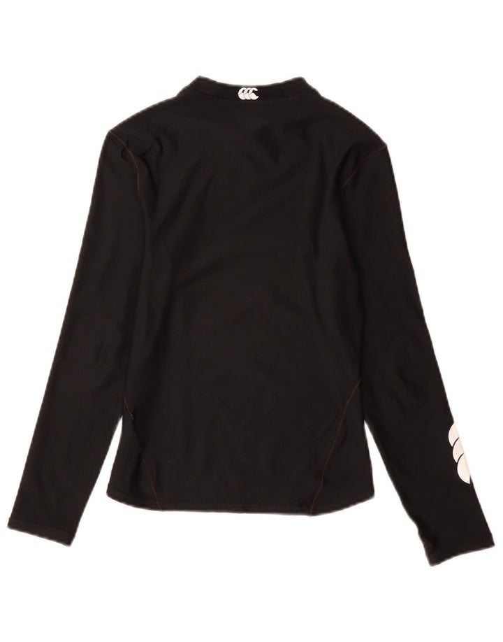 Canterbury Girls Graphic Top μακριά μανίκια 11-12 ετών Μεσαίο μαύρο πολυεστέρα