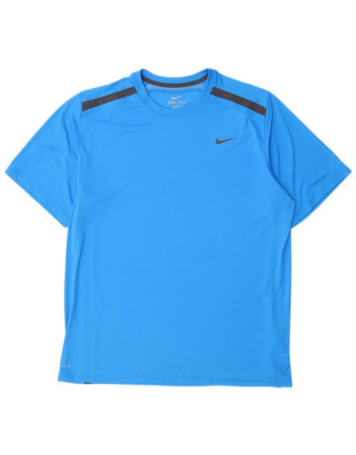 Ανδρικό T-Shirt NIKE Dri Fit Top XL Blue Polyester