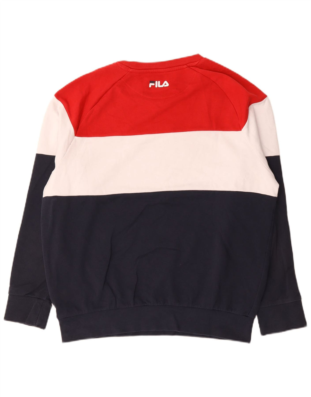 Ανδρικό γραφικό φούτερ Fila Jumper Μεγάλο πολύχρωμο βαμβακερό χρώμα