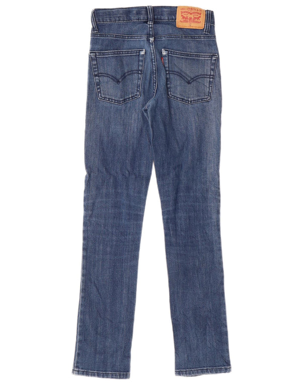 Levi's Girls Skinny Jeans 9-10 ετών W24 L28 Blue Classic
