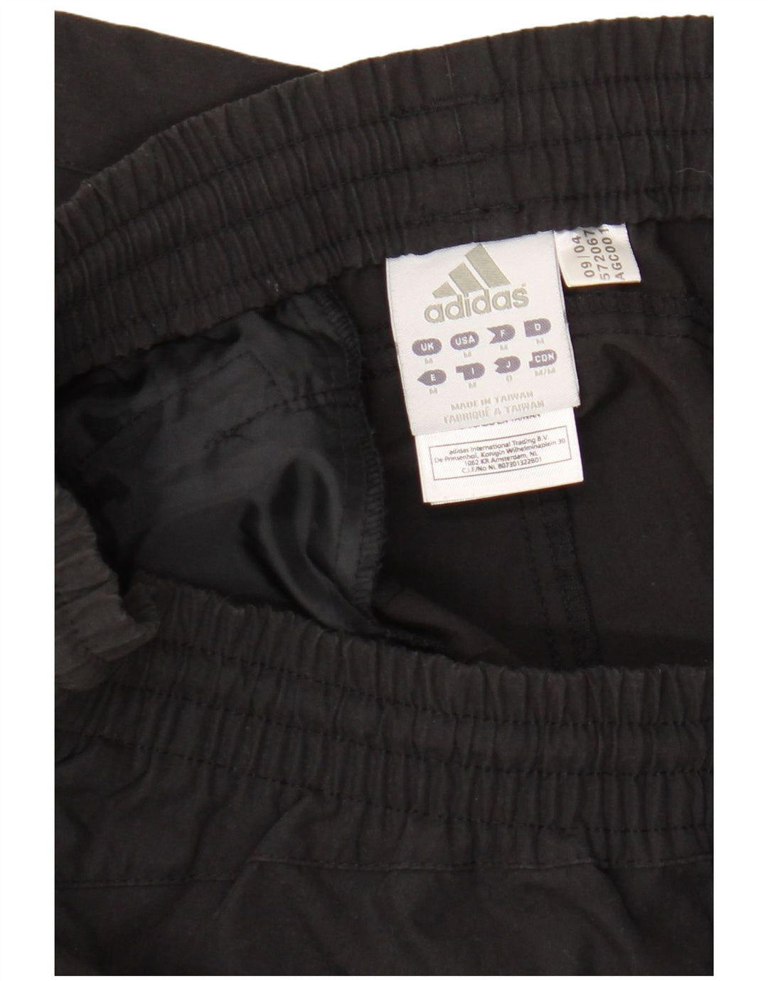 Ανδρική φόρμα φόρμας Adidas Capri, μεσαίο μαύρο πολυεστέρα