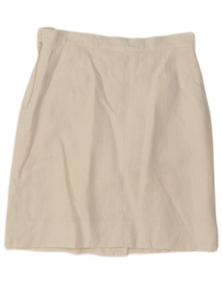 Γυναικεία φούστα MARELLA A-Line UK 12 Medium W30 Off White Λευκό