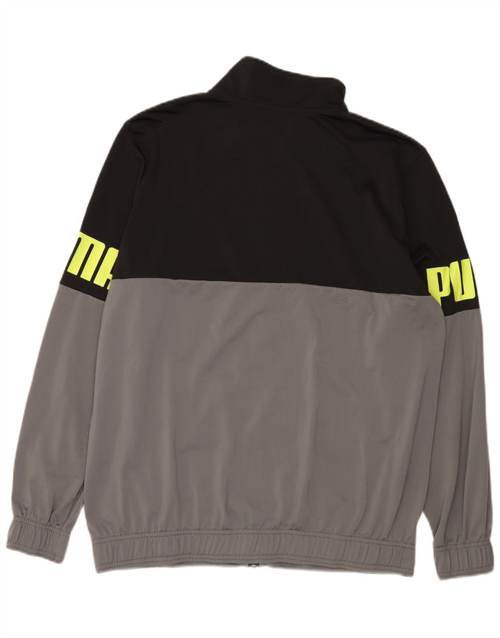 Ανδρική φόρμα PUMA Graphic Full Tracks Large Black Colourblock Polyester