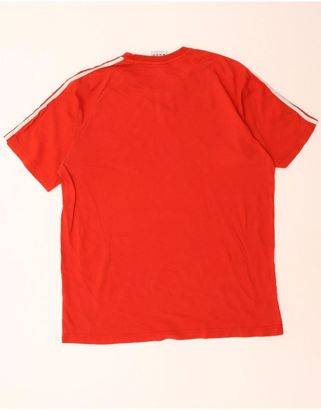 Ανδρικό T-Shirt Adidas Top μεγάλο κόκκινο βαμβακερό