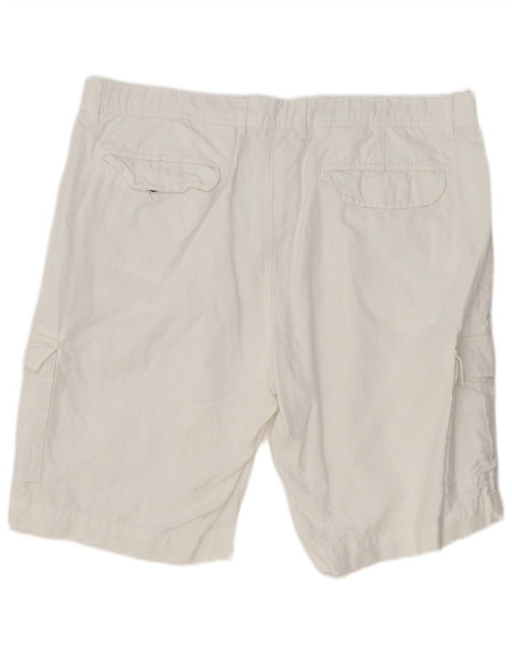 Ανδρικό σορτς Cargo Hackett W40 XL Λευκό βαμβακερό
