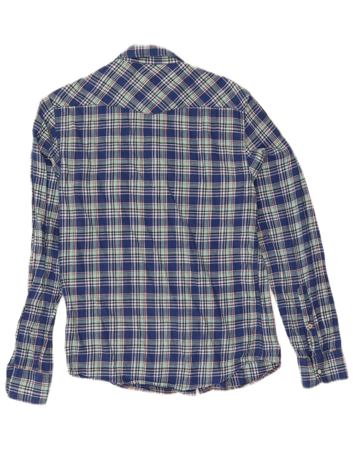 Ανδρικό φανελένιο πουκάμισο Lee Slim Fit, Μπλε βαμβακερό