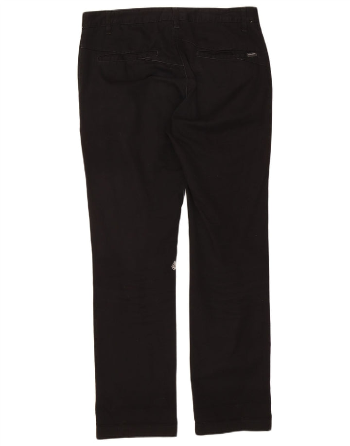 Ανδρικό ίσιο παντελόνι Chino Volcom W32 L31 Μαύρο