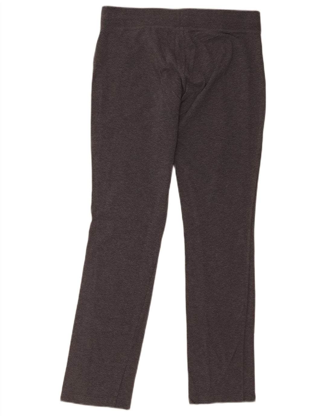 NIKE Womens Tracksuit Trousers UK 12 Medium Grey Cotton