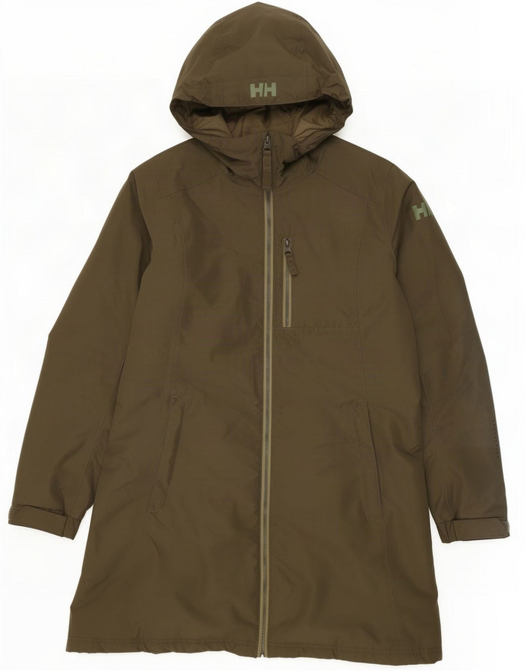 Helly Hansen Γυναικείο παλτό με κουκούλα UK 14 Medium Khaki Polyester