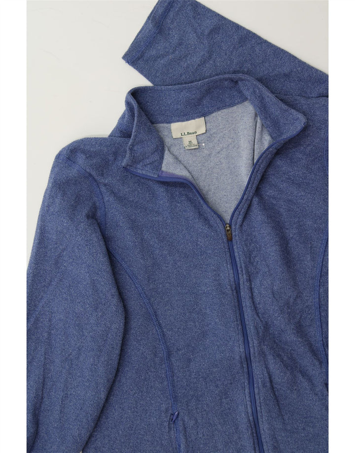 L.L.BEAN Womens Fleece Jacket UK 14 Medium Blue Polyester Vintage L.L.Bean and Second-Hand L.L.Bean from Messina Hembry 
